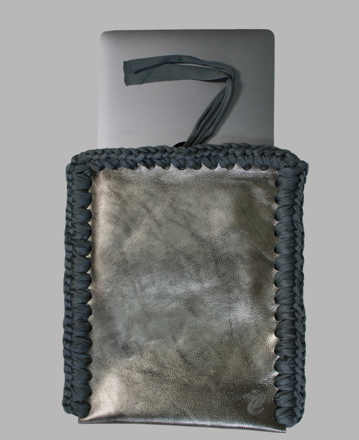 Funda Piel - Plateada