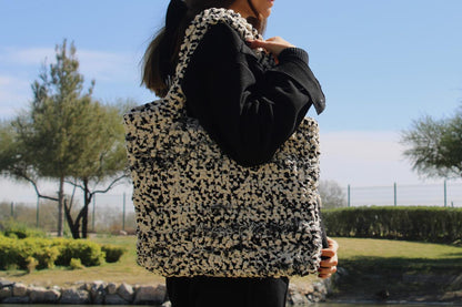 Tote - Beige y Negro